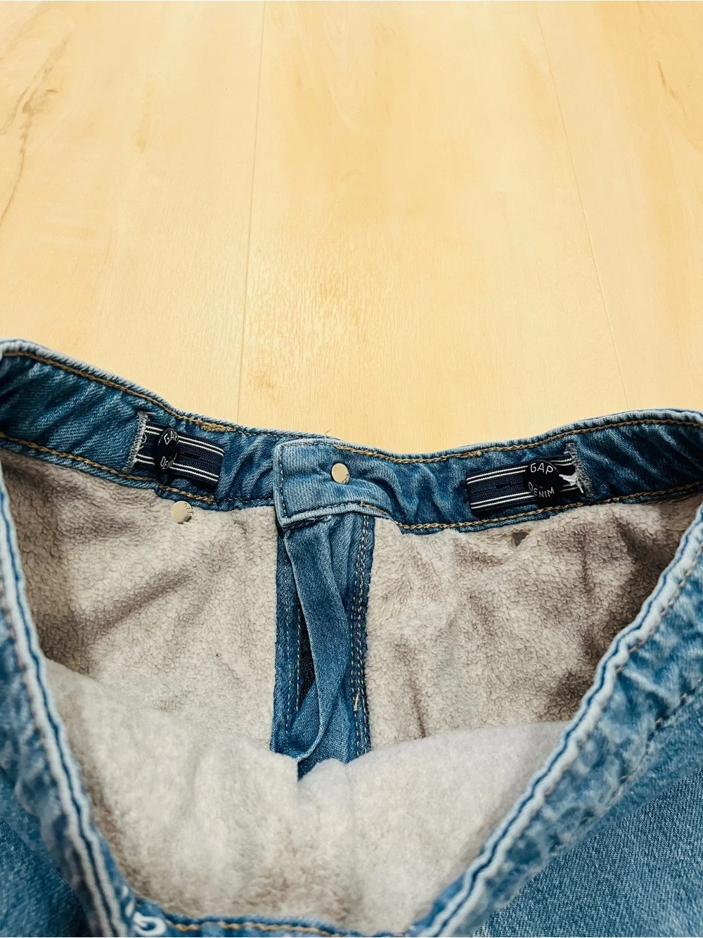 GapKids 14 Fleece-lined Girlfriend Jeans